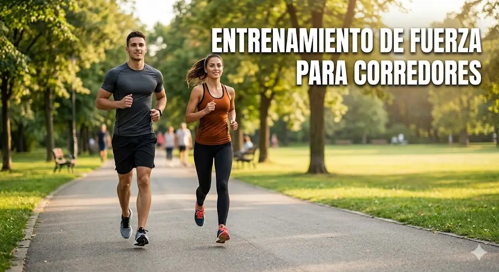 Entrenamiento de fuerza para corredores en OpenGym.es: pesas para mejorar economía de carrera y prevenir lesiones.